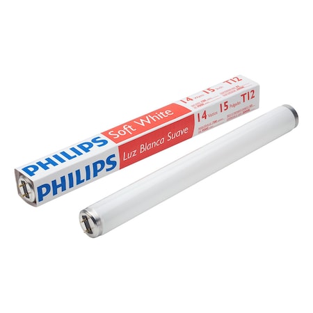 Philips Philips Alto 14 W T12 1.5 in. D X 15 in. L Fluorescent Bulb Soft White Linear 3000 K 1 pk 141507